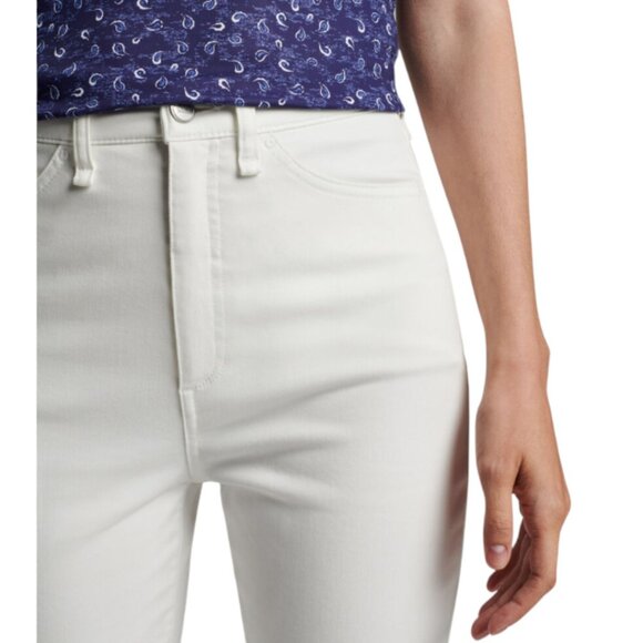 NWT Peter Millar Karlie Stretch Sateen High Rise Trouser Size 8 - Picture 2 of 3